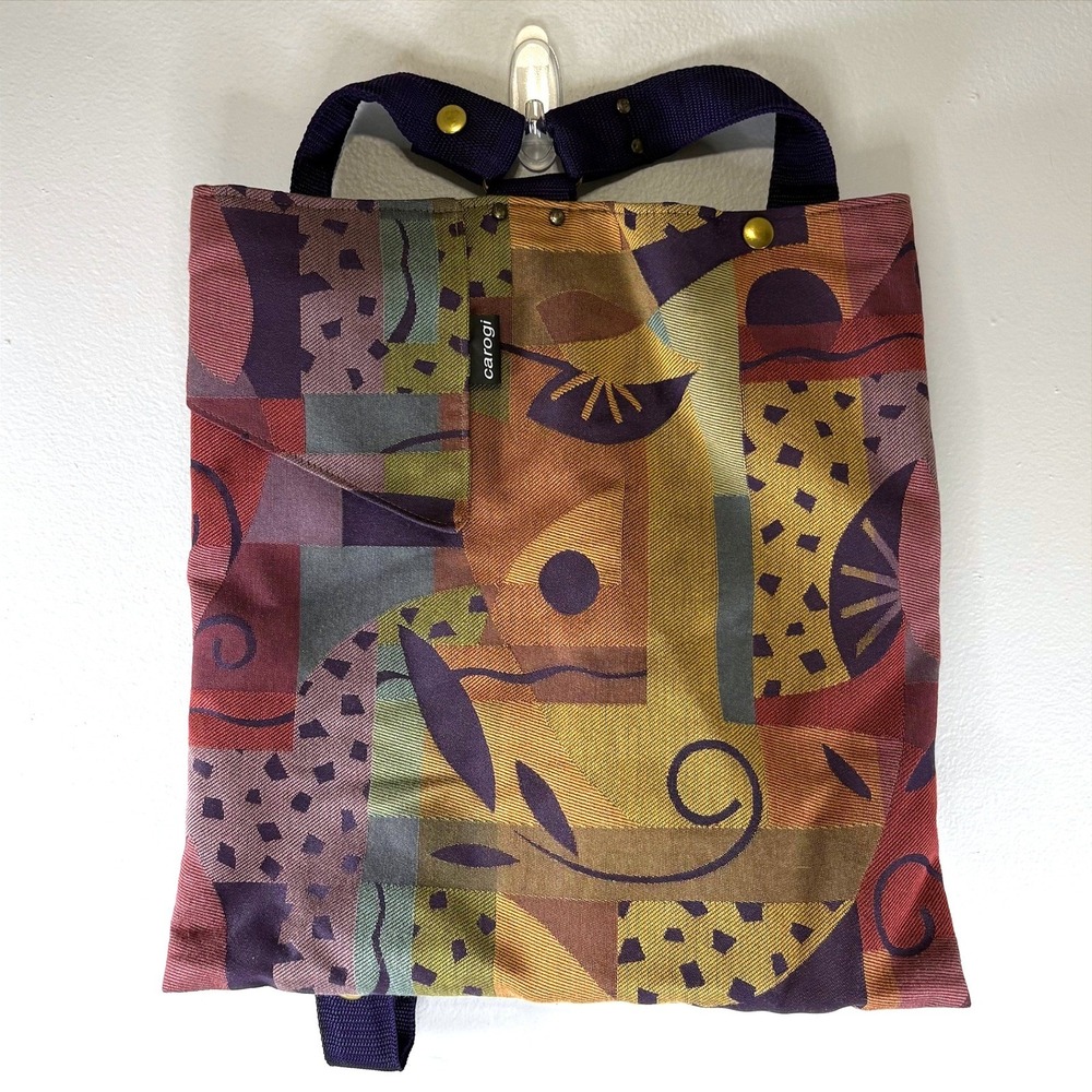 Carson Rogers Tucson Designer Tapestry Backpack Multicolor Geometric Abstract